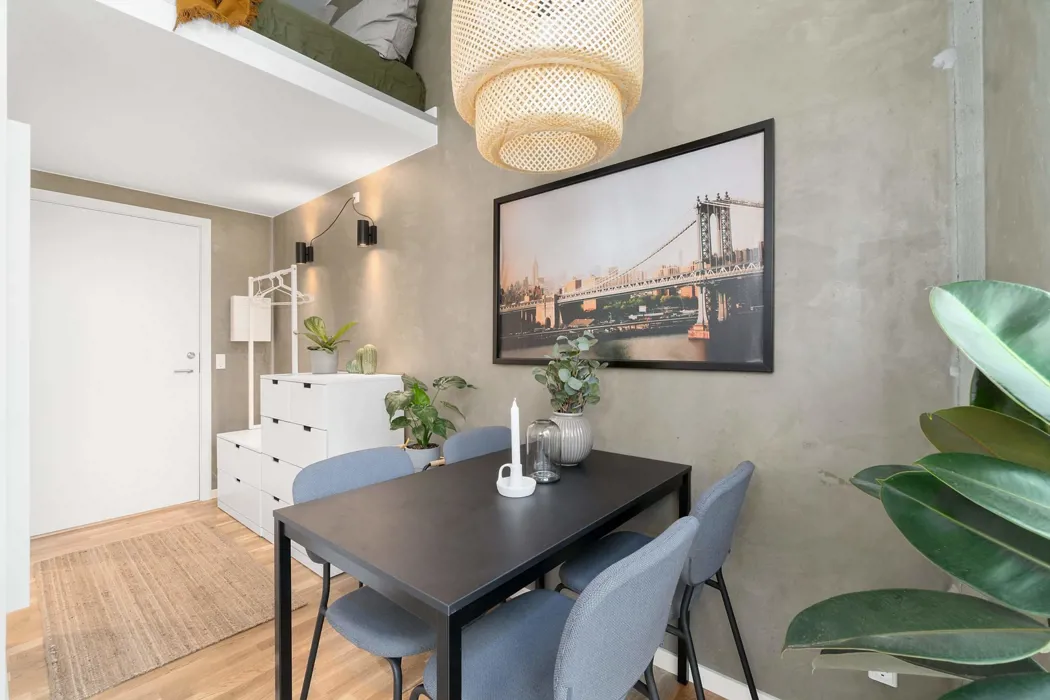 Moderne 1-værelses lejlighed med alt  - MicroLiving i Blomsterhaven 3